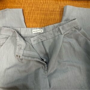 Abercrombie & Fitch Curve Love High Waisted Gray Trousers